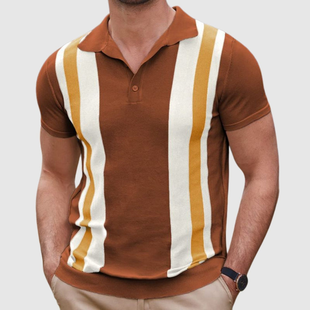 Tadeáš | Polo con dettagli a contrasto