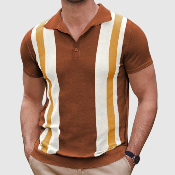 Tadeáš | Polo con dettagli a contrasto