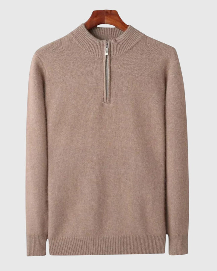 Perla - Cardigan in cashmere Genève con zip