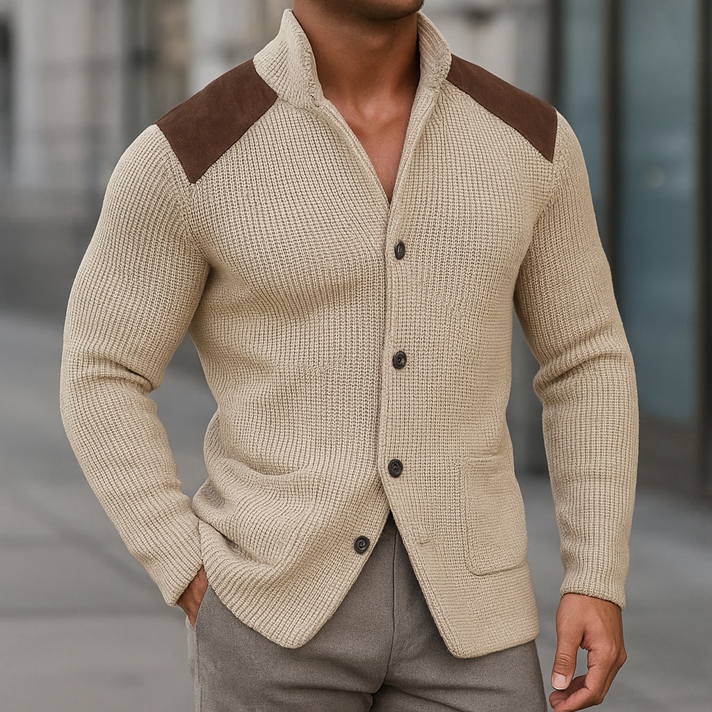 SILVORO | BLAZER IN MAGLIA TESTURIZZATA