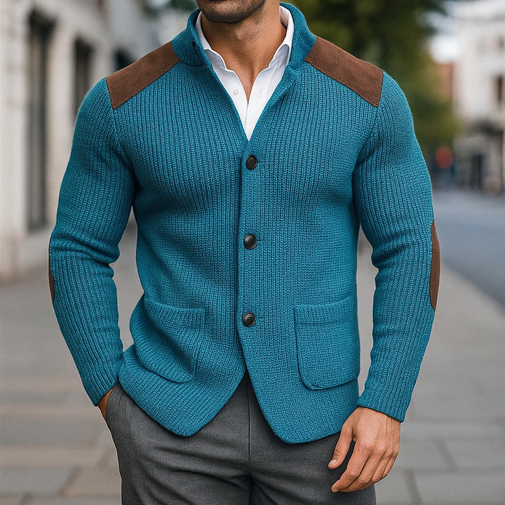 SILVORO | BLAZER IN MAGLIA TESTURIZZATA