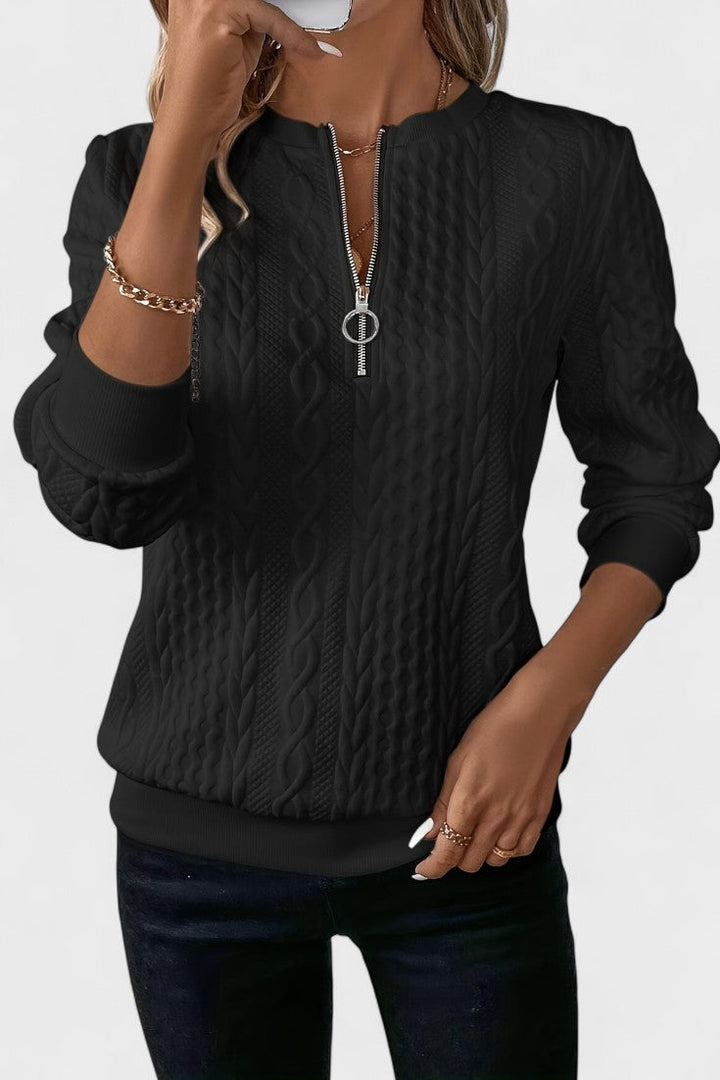 Nela™ | Maglione con zip per donne