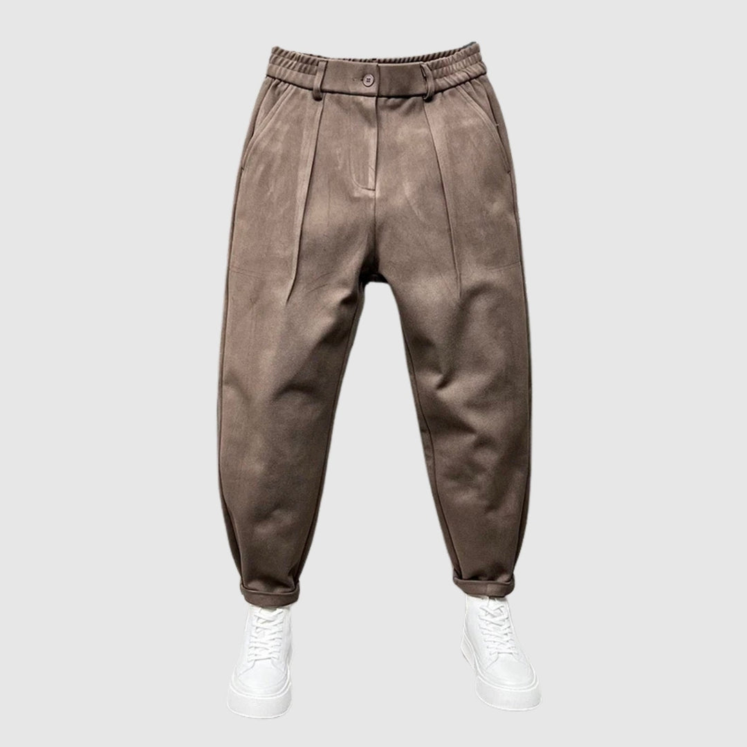 Jiří | Pantaloni eleganti con motivo a pois