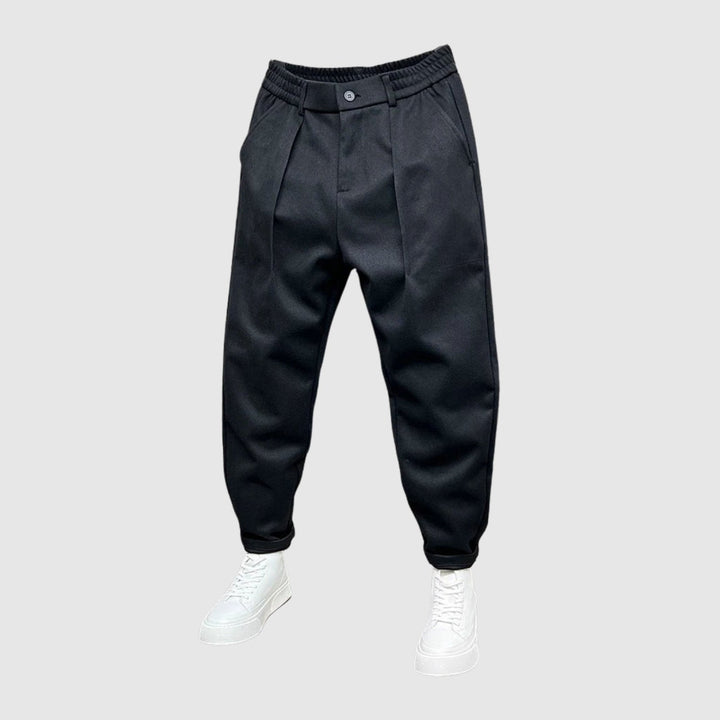 Jiří | Pantaloni eleganti con motivo a pois