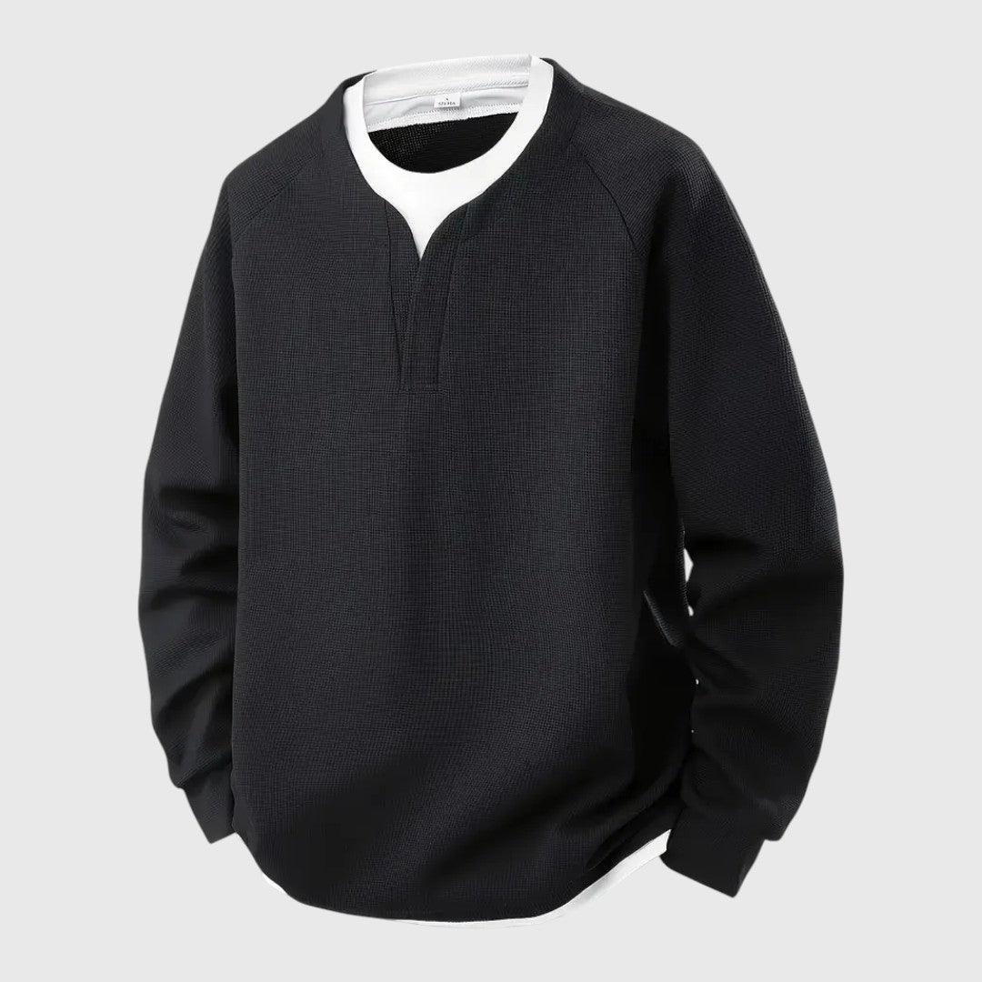 Alex | Maglia a manica lunga stratificata quotidiana