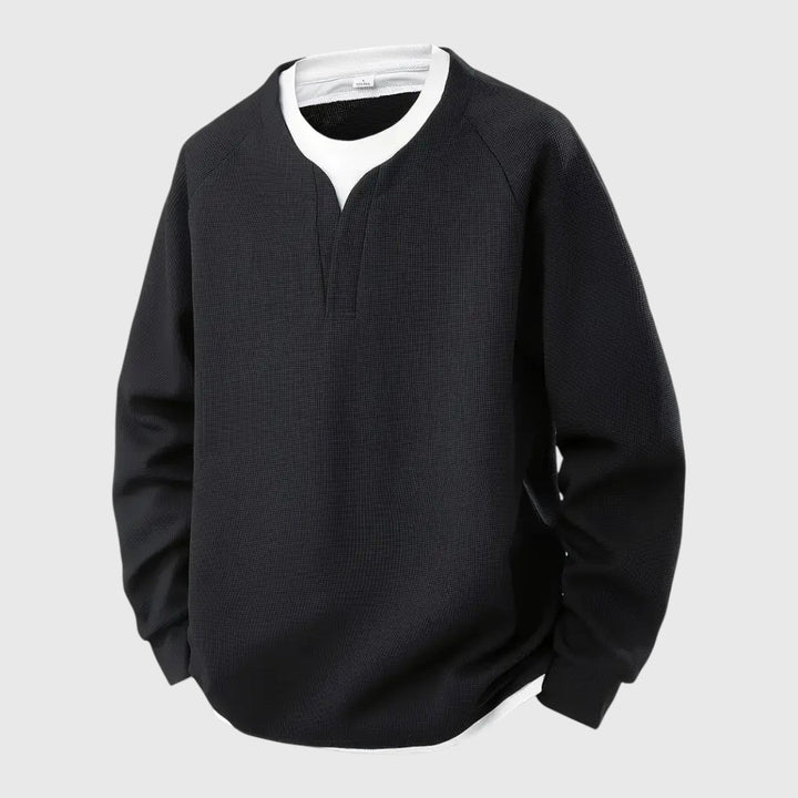Alex | Maglia a manica lunga stratificata quotidiana
