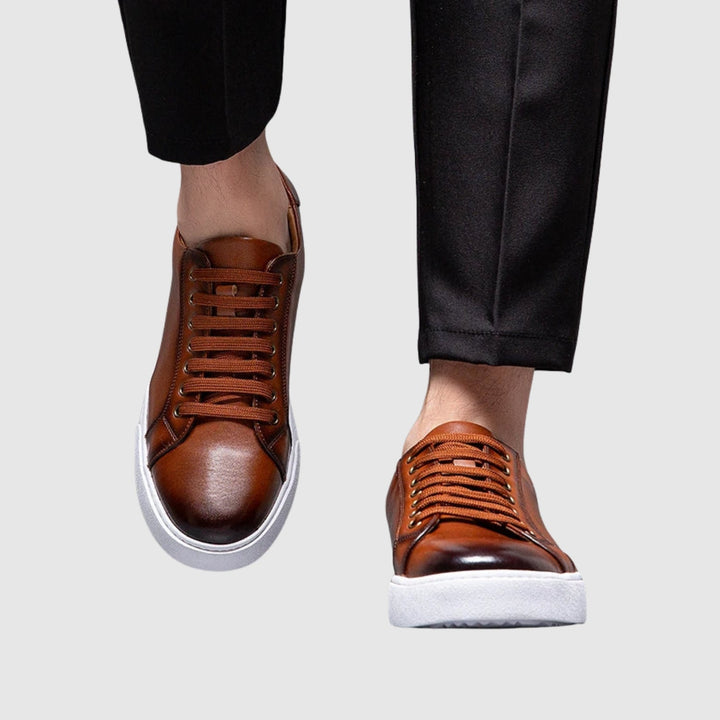 Tomáš - Scarpe da uomo ortopediche in pelle