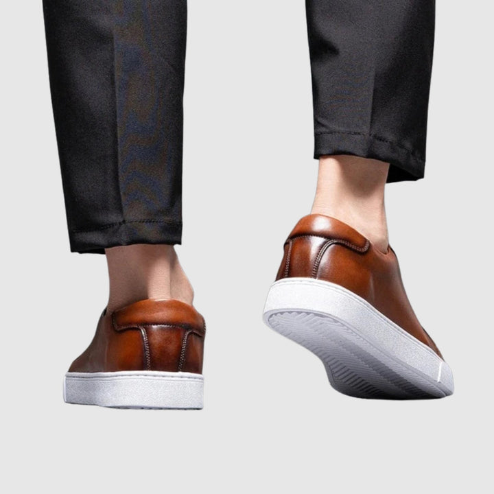 Tomáš - Scarpe da uomo ortopediche in pelle