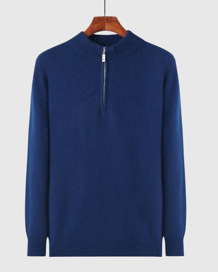Perla - Cardigan in cashmere Genève con zip