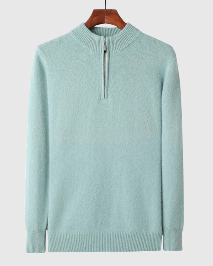 Perla - Cardigan in cashmere Genève con zip