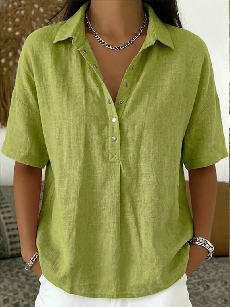 Tessa | Blusa con colletto e dettaglio dei bottoni
