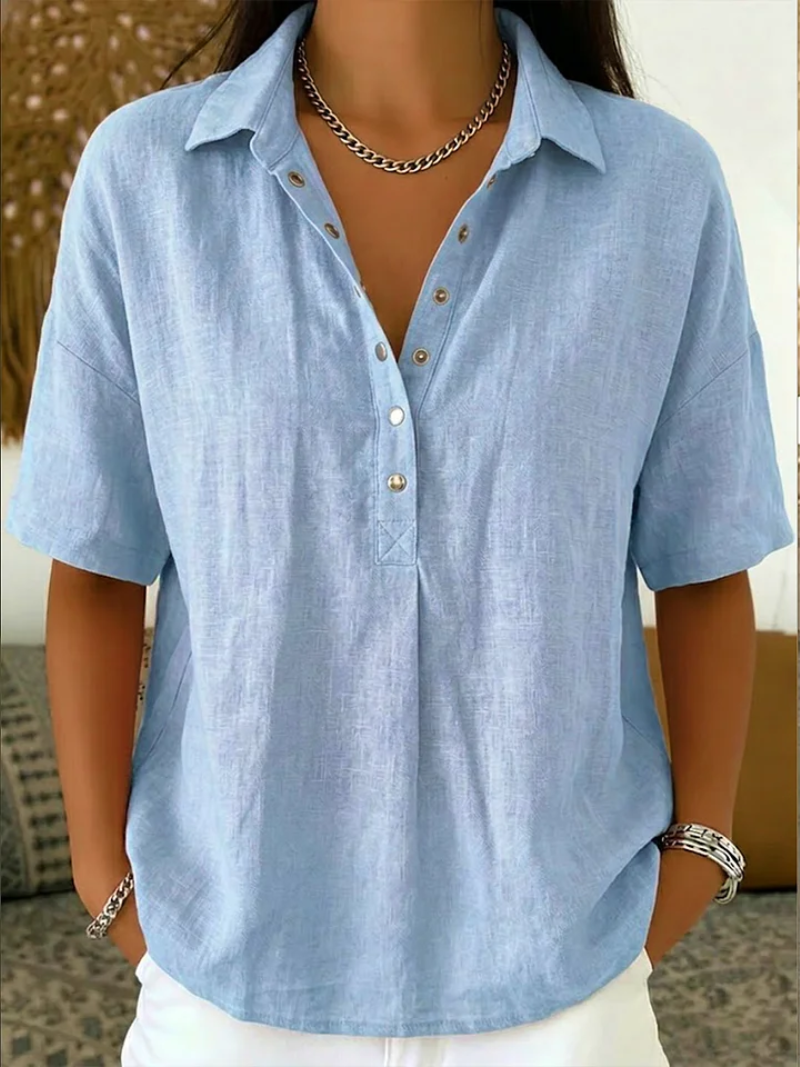 Tessa | Blusa con colletto e dettaglio dei bottoni