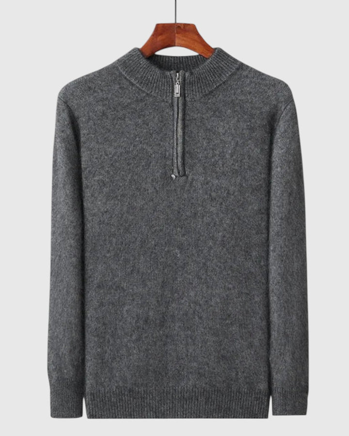 Perla - Cardigan in cashmere Genève con zip