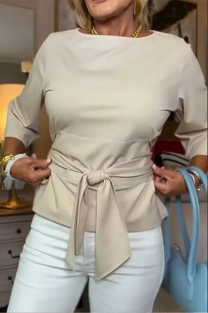 Daria™ | Top con Fiocco Elegante in Vita