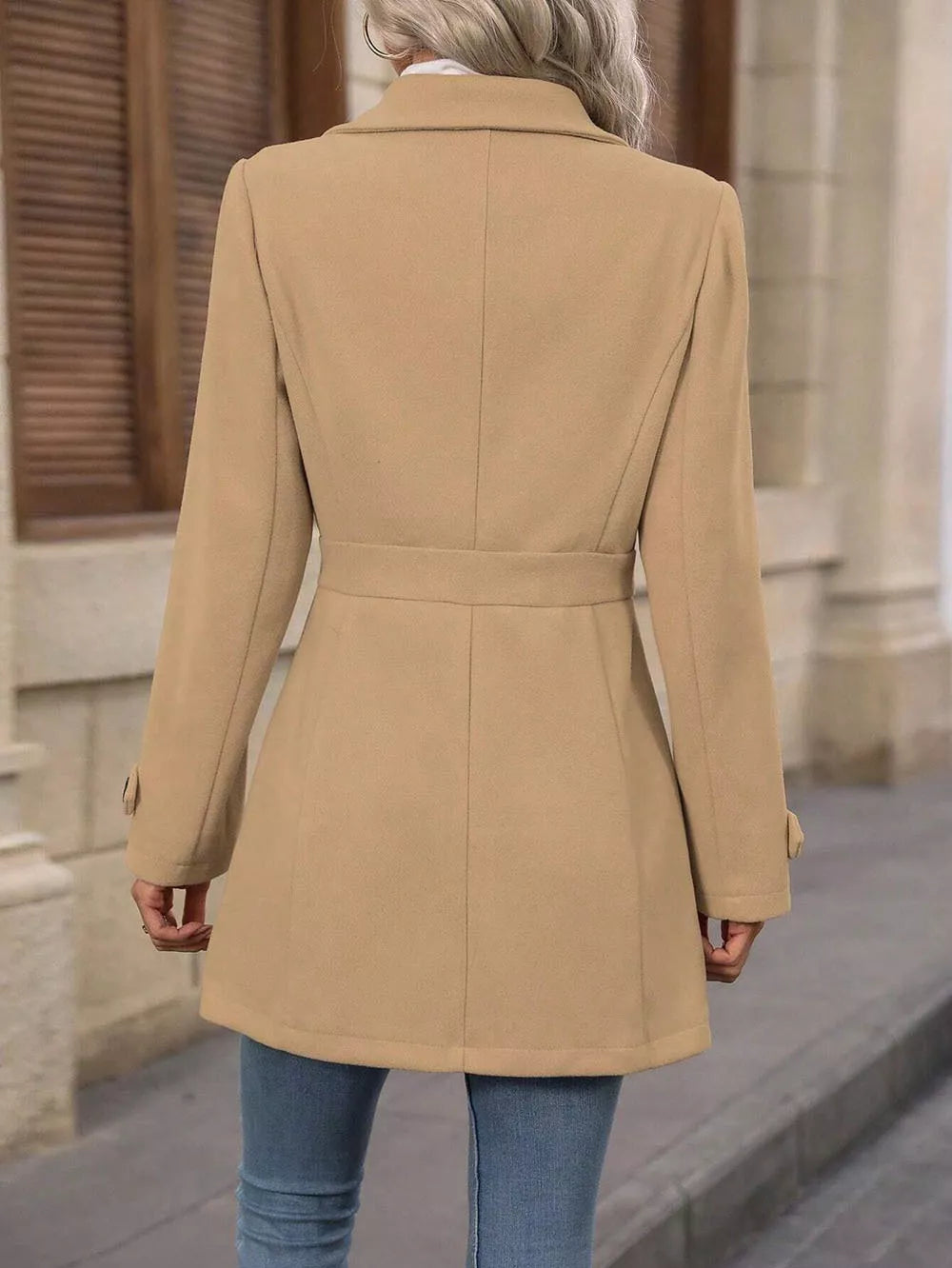 Veronika – Cappotto urbano premium con bottoni