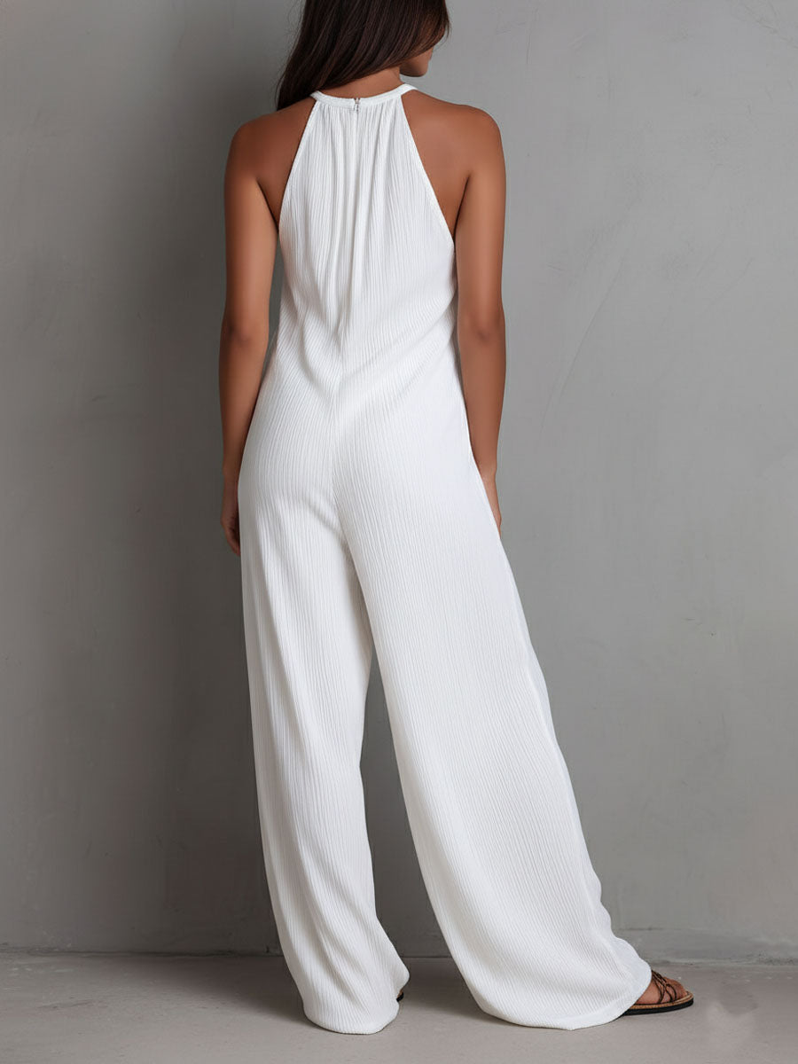 Elena | Combinazione fluida elegante con colletto halter