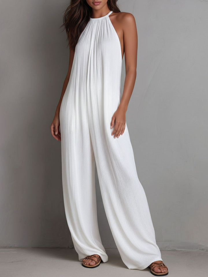 Elena | Combinazione fluida elegante con colletto halter