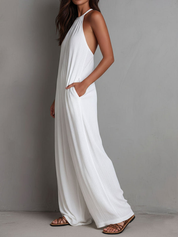Elena | Combinazione fluida elegante con colletto halter