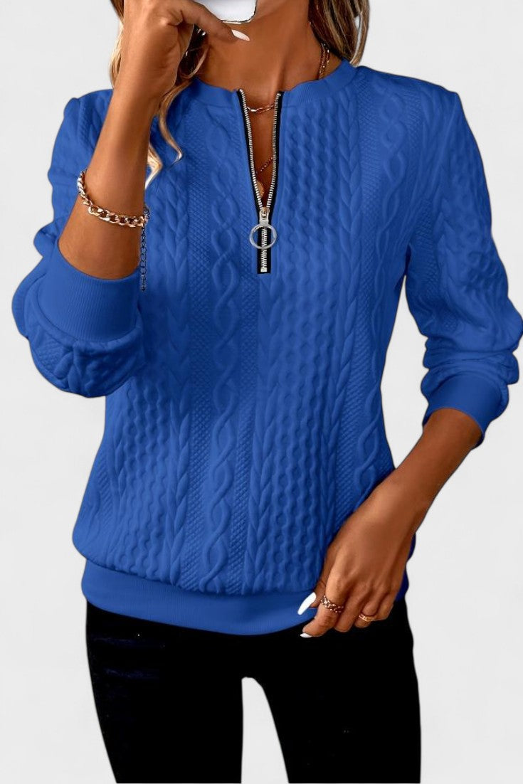 Nela™ | Maglione con zip per donne