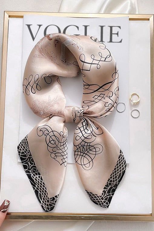 Foulard veneziano (100 % seta - 68 cm)