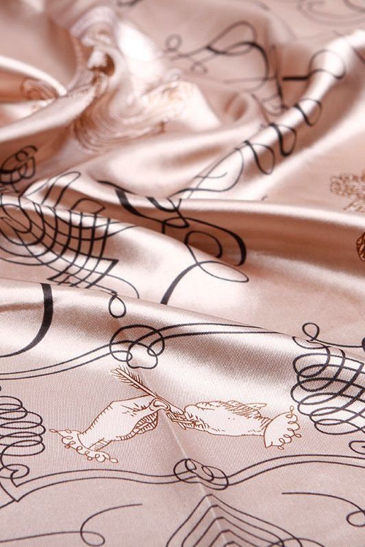 Foulard veneziano (100 % seta - 68 cm)