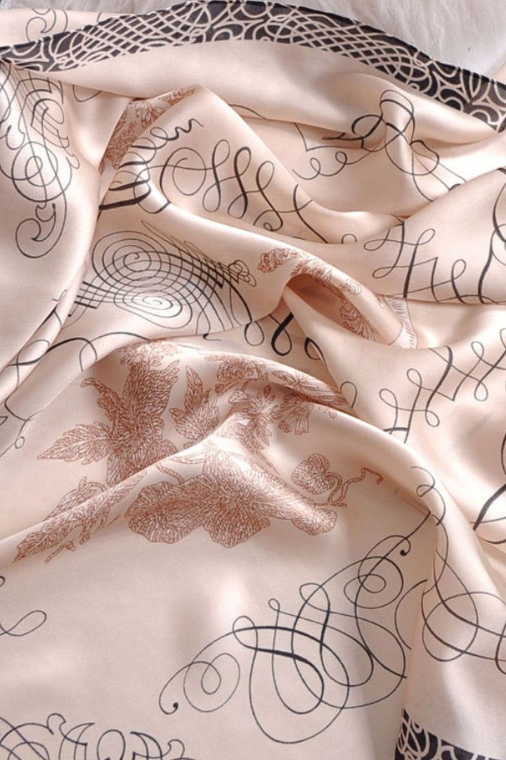 Foulard veneziano (100 % seta - 68 cm)