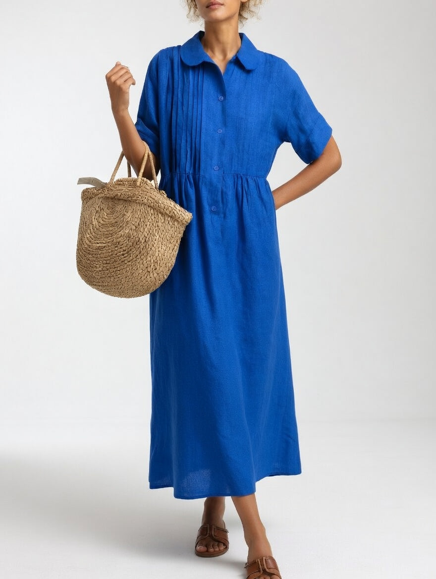 Lysandra™ | Abito camicia fluido estivo