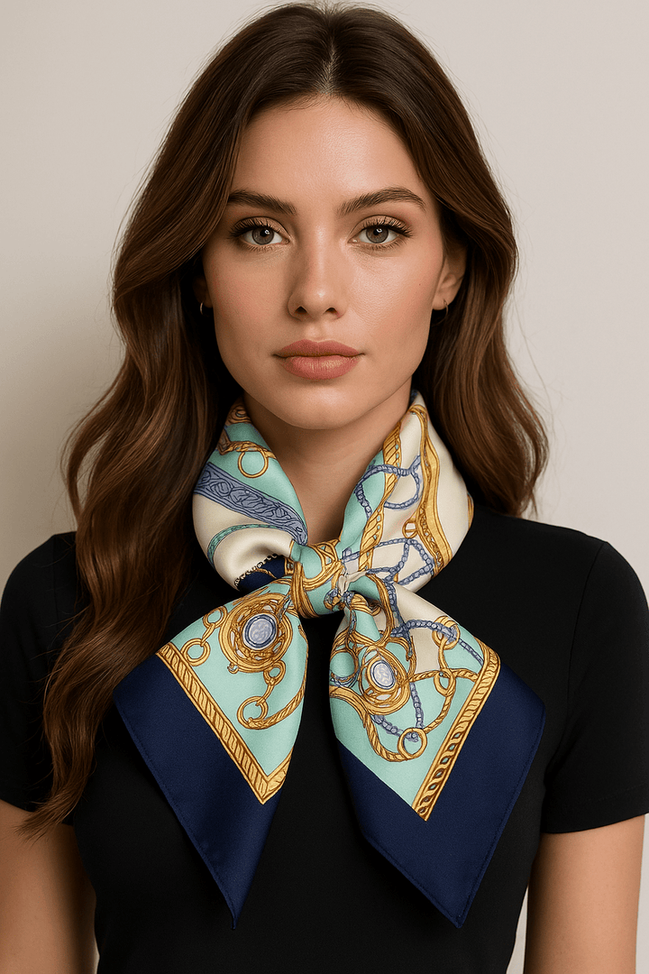 Elena-huivi (100 % seta - 53 cm)