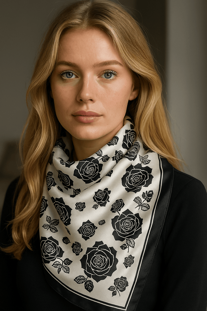 Elodie-huivi (100 % seta – 68 cm)