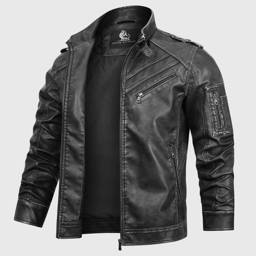 Alexander | Giacca in pelle Engine