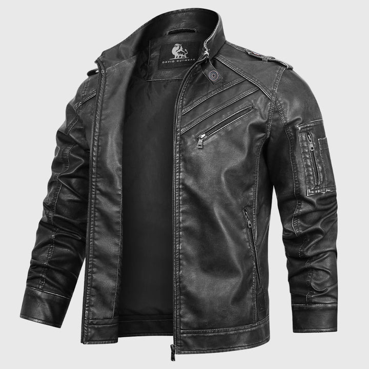 Alexander | Giacca in pelle Engine
