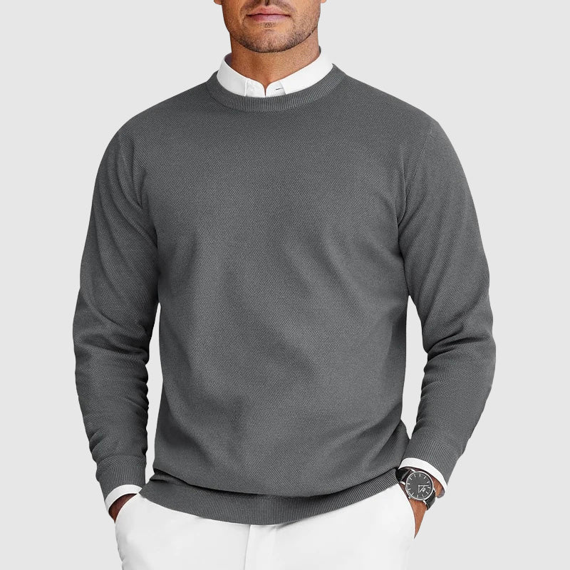 Tomáš | Maglione a maniche lunghe con scollatura rotonda