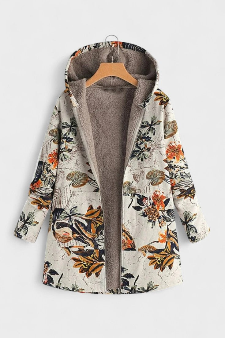 Fleural™ – Giacca in fleece floreale