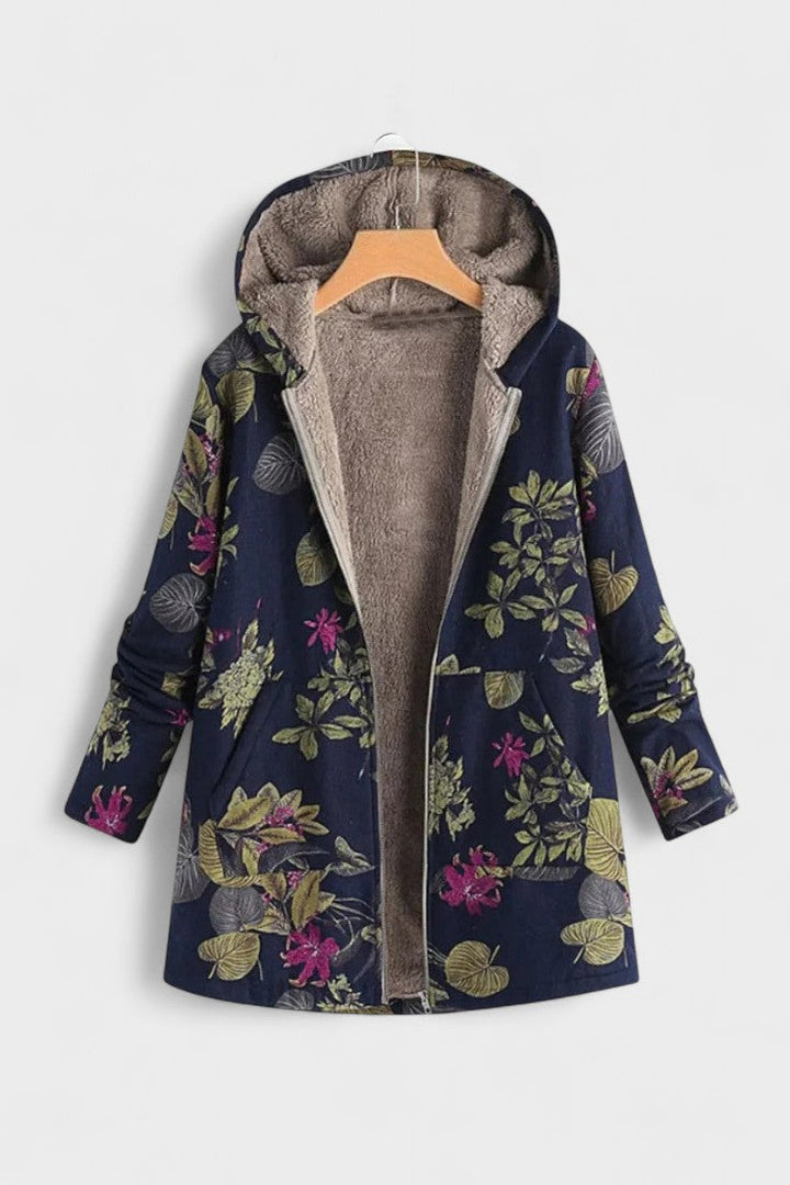 Fleural™ – Giacca in fleece floreale