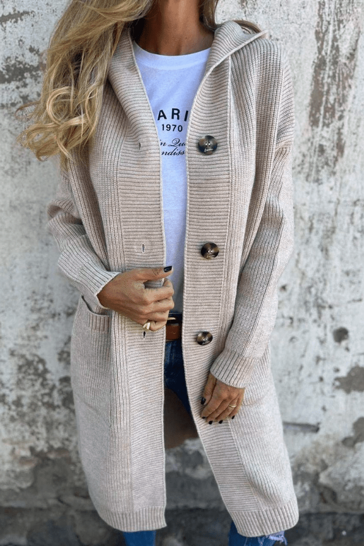 Giselle Cappotto Lungo In Maglia