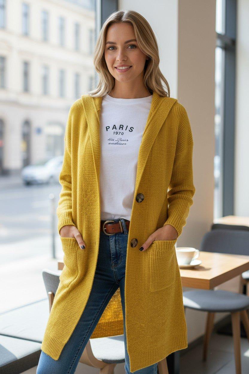 Giselle Cappotto Lungo In Maglia
