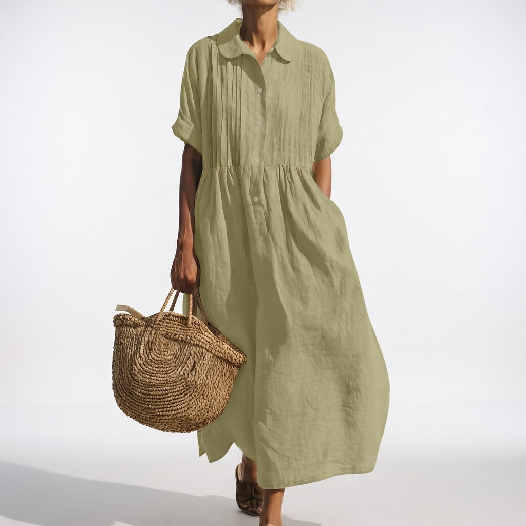 Lysandra™ | Abito camicia fluido estivo