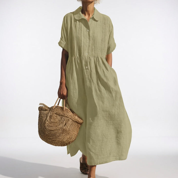 Lysandra™ | Abito camicia fluido estivo