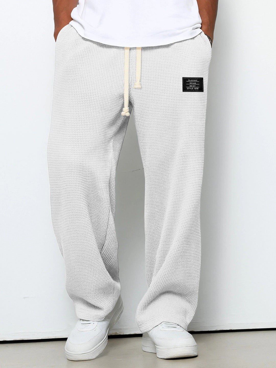 Matěj - Pantaloni da uomo comodi con taglio moderno e ampio