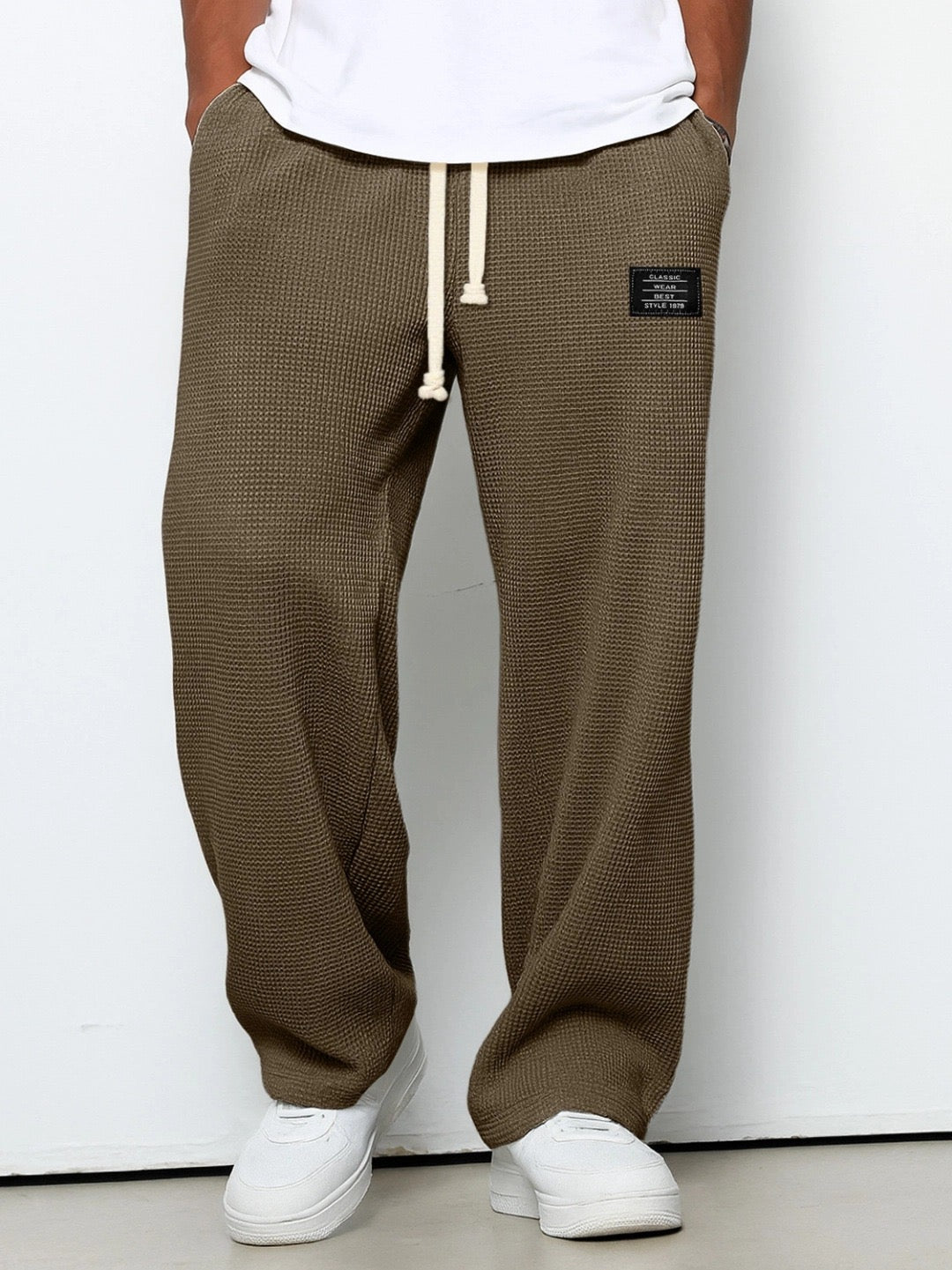 Matěj - Pantaloni da uomo comodi con taglio moderno e ampio