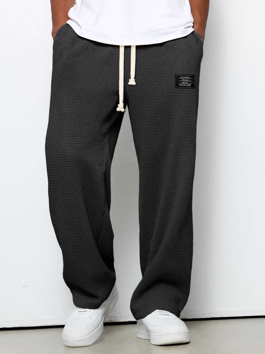 Matěj - Pantaloni da uomo comodi con taglio moderno e ampio