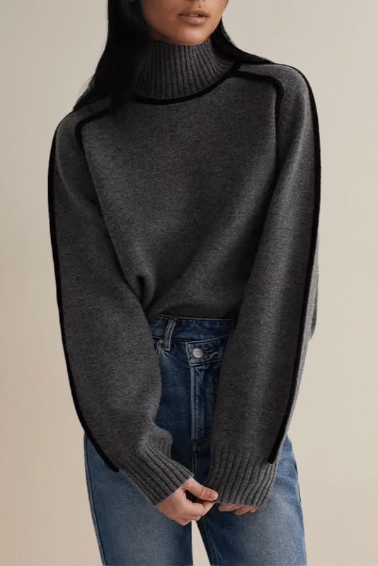 Lara™ Maglione con colletto alto