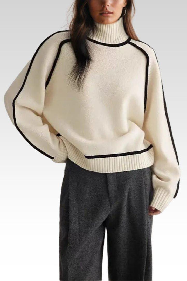 Lara™ Maglione con colletto alto