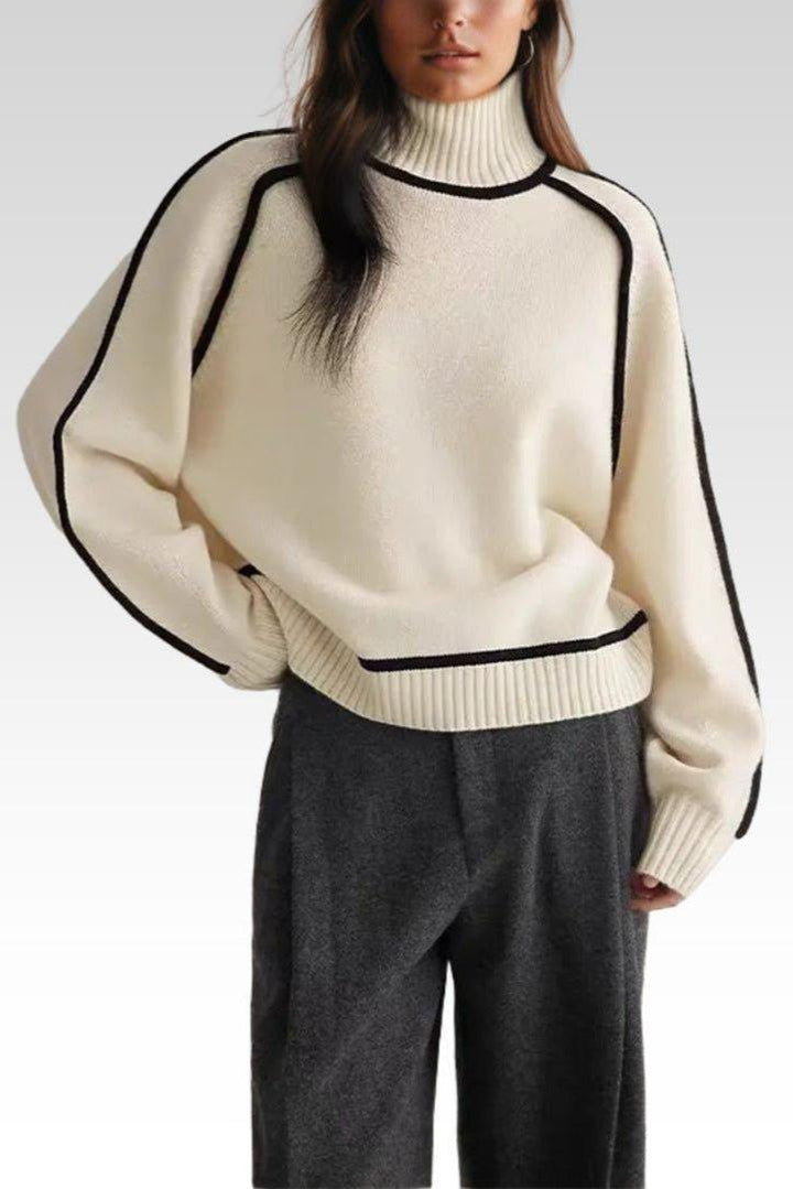 Lara™ Maglione con colletto alto