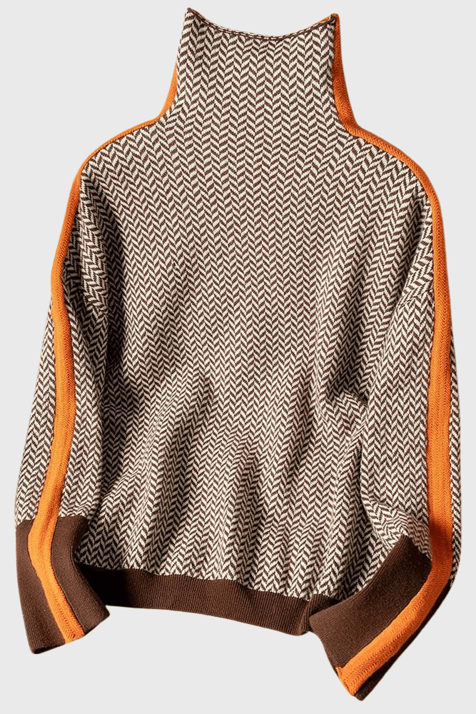 Leena™ Maglione con colletto alto