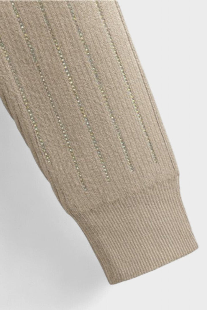 Liana™ | Completo lavorato a maglia con dettagli in strass