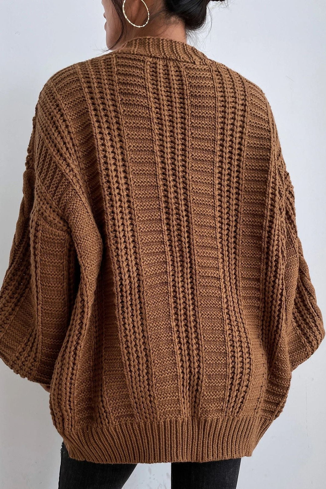 Maglione Oversize In Maglia Lina