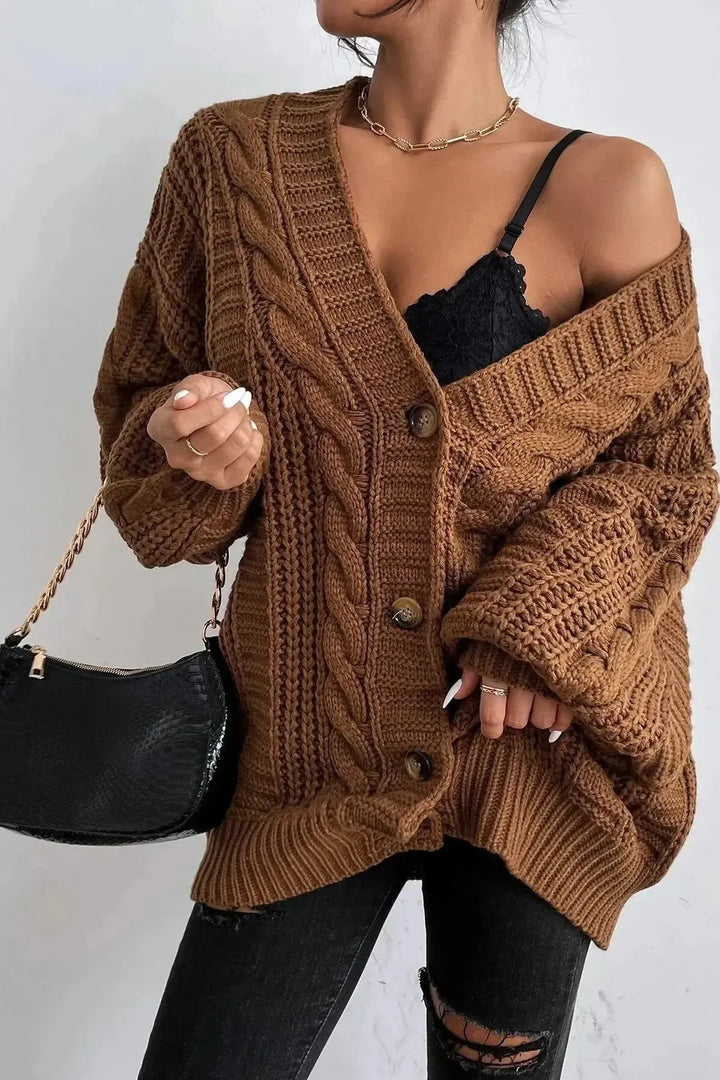 Maglione Oversize In Maglia Lina