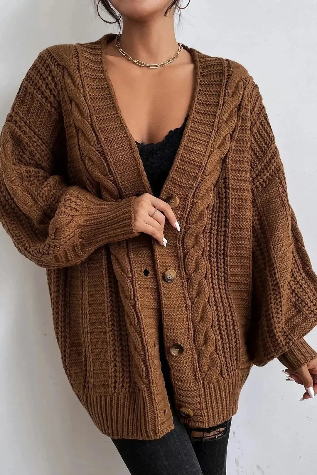 Maglione Oversize In Maglia Lina