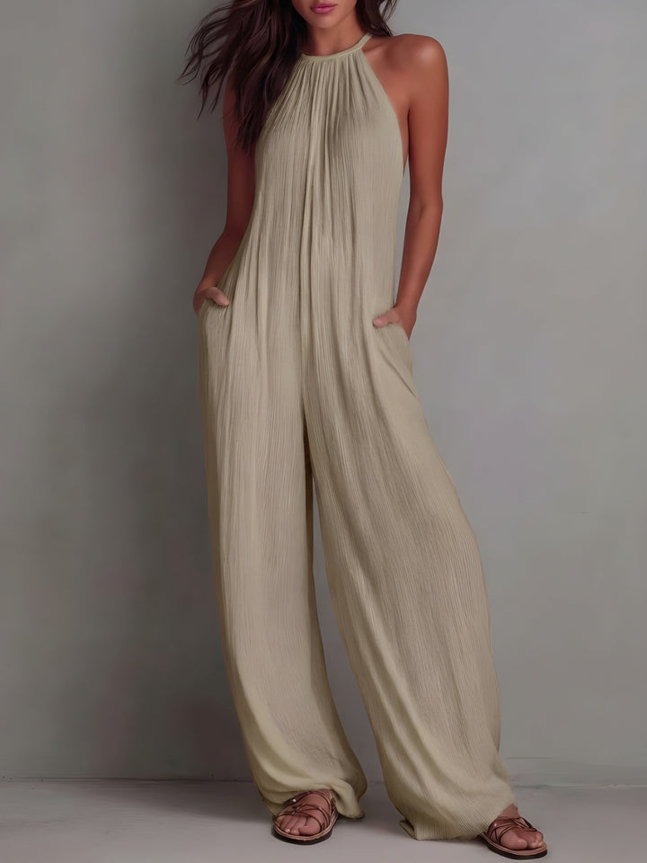 Elena | Combinazione fluida elegante con colletto halter